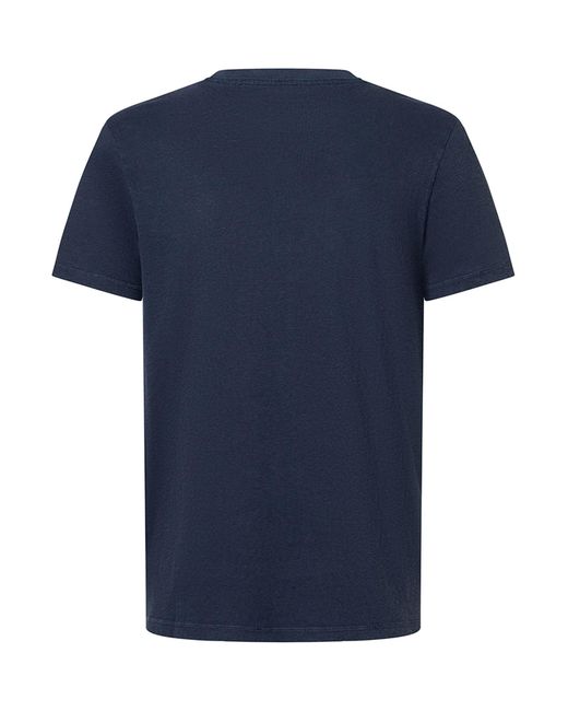 Timezone T-Shirt Basic in Blue für Herren