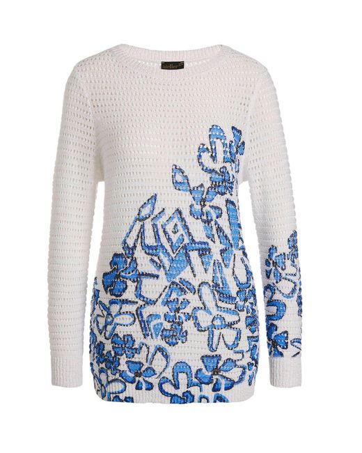 Goldner Blue Druckpullover
