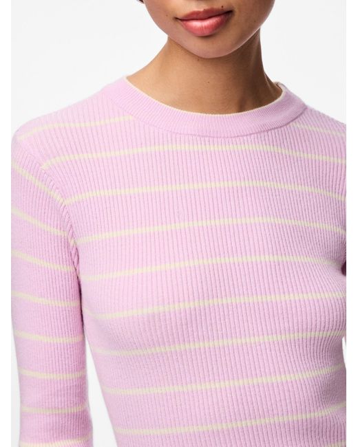 Pieces Pink Pullover