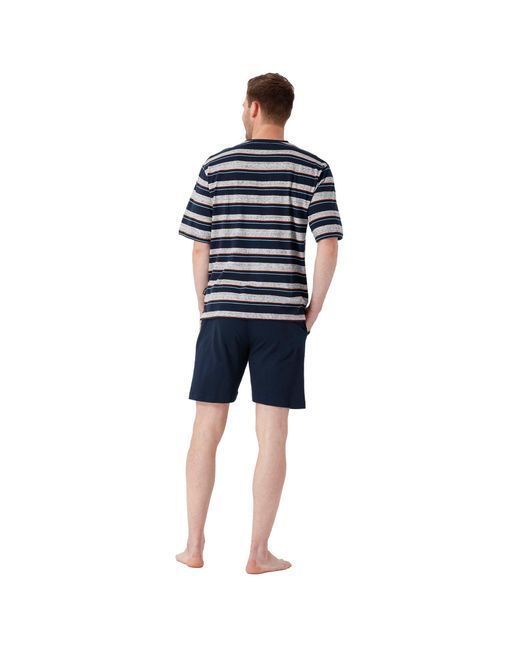 Hajo Pyjama in Blue für Herren