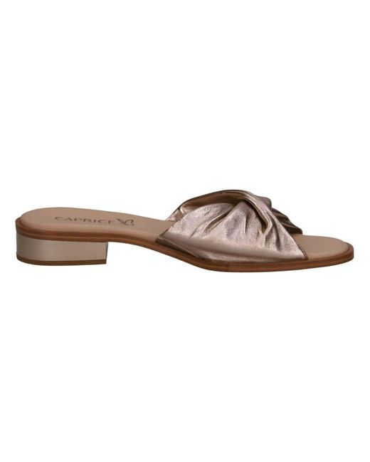 Caprice Brown Pantolette