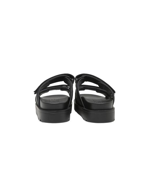 Buffalo Black Pantolette Raya
