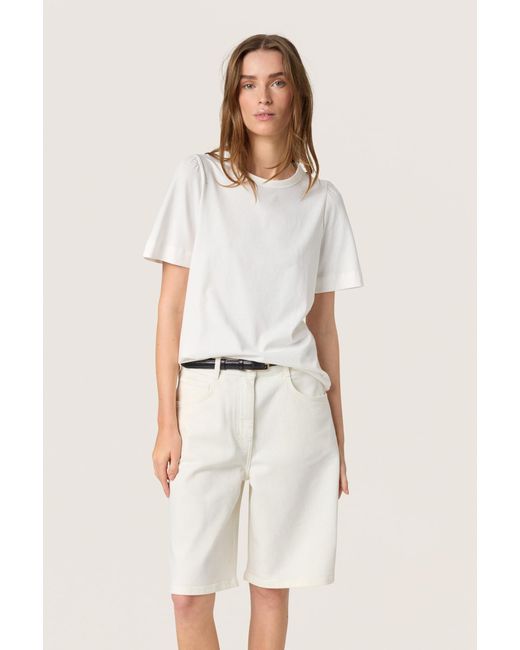 Soaked In Luxury White T-Shirt 'Jina'