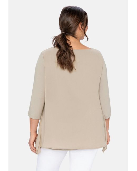 Sheego Natural Bluse