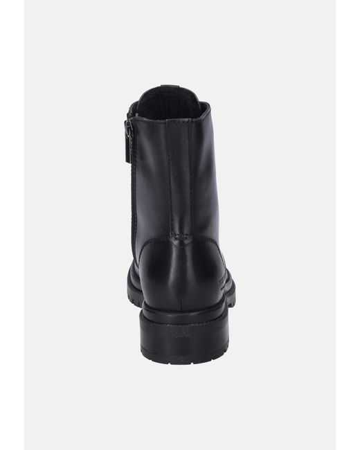 Josef Seibel Black Schnürstiefelette 'Stacey'
