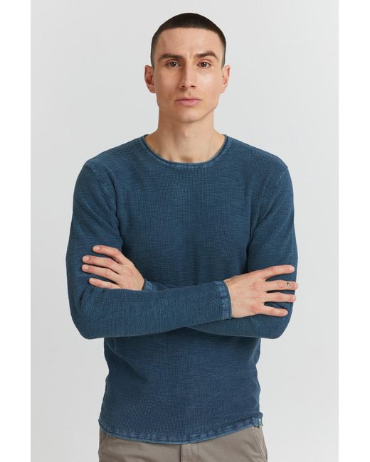 INDICODE Pullover Karpo in Blue für Herren