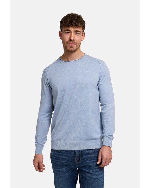 INDICODE Pullover Gamal in Blue für Herren