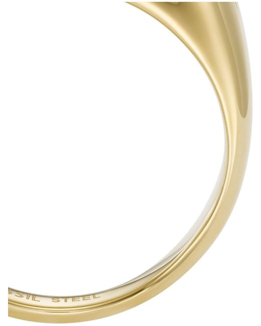 Fossil Metallic Ring