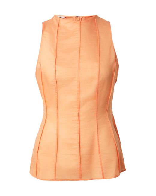 TOPSHOP Orange Top Simone