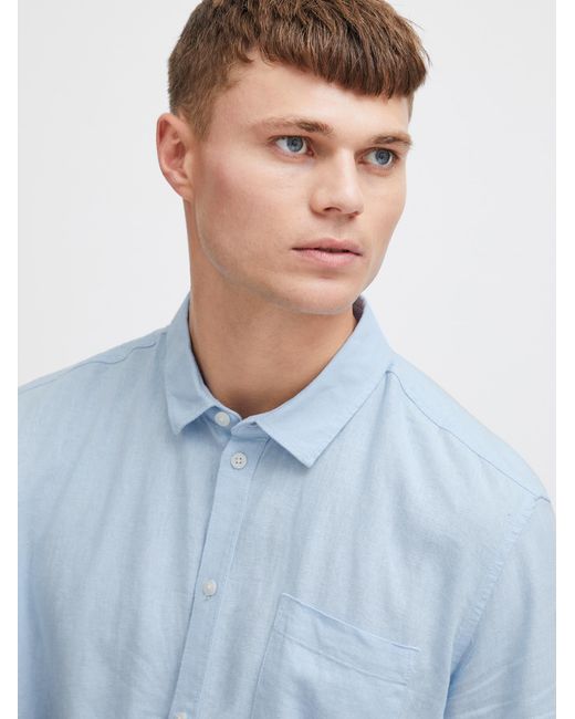 Solid Hemd Allan in Blue für Herren