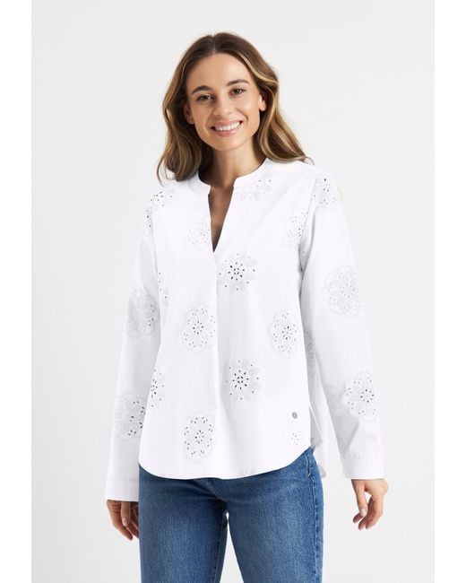 Frieda & Freddies White Bluse