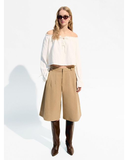 Bershka White Bluse