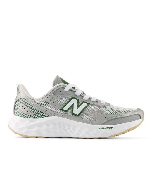 New Balance Gray Damen Fresh Foam Arishi V4 Tiralux