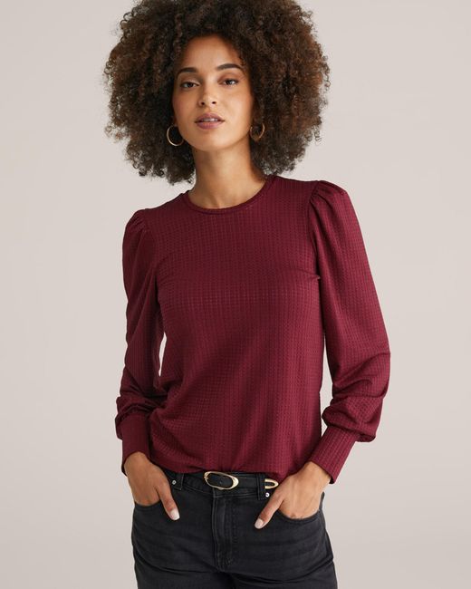 WE Fashion Red Bluse