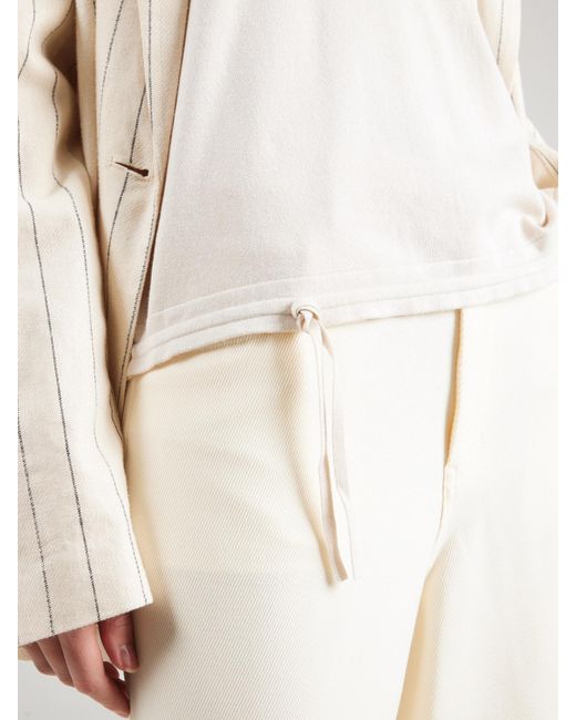 Comma, White Pullover