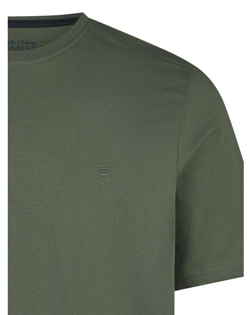 Redmond Shirt Basic in Green für Herren