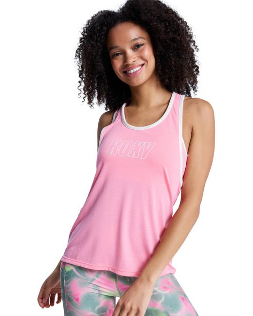 Roxy Pink Top Everyday Flow