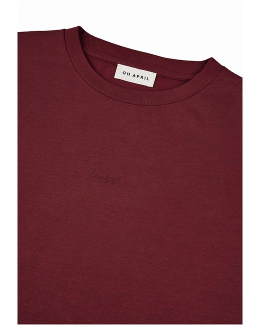 Oh April Red T-Shirt Good Karma Wave