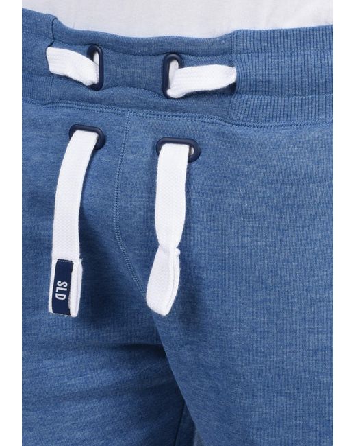 Solid Sweatshorts 'benjamin' in Blue für Herren