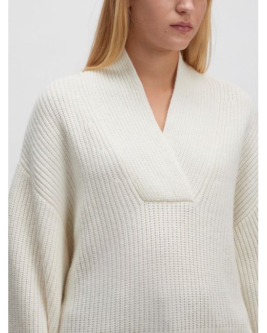 EDITED White Pullover Aus Wollmix Samia