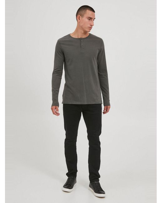 Solid Shirt in Gray für Herren