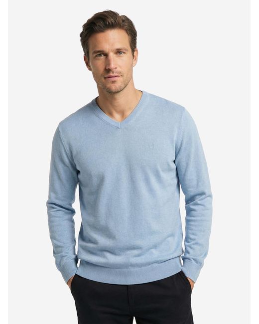 CASA MODA Pullover Basic in Blue für Herren