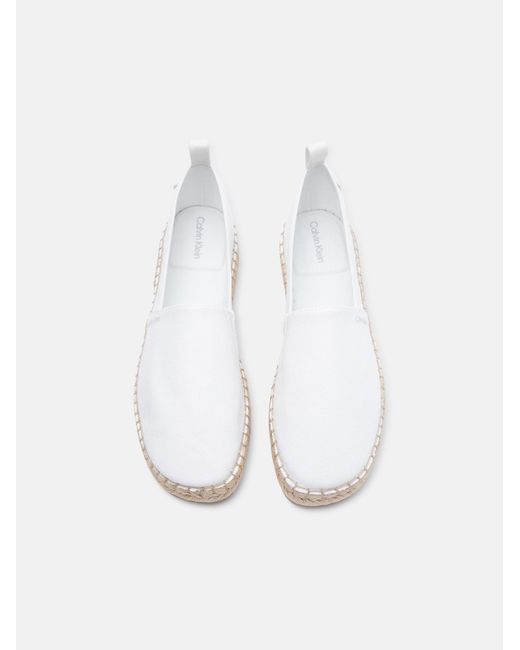 Calvin Klein White Espadrilles Tessa
