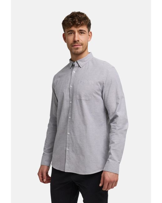 JEFF Hemd Silvwin in Gray für Herren