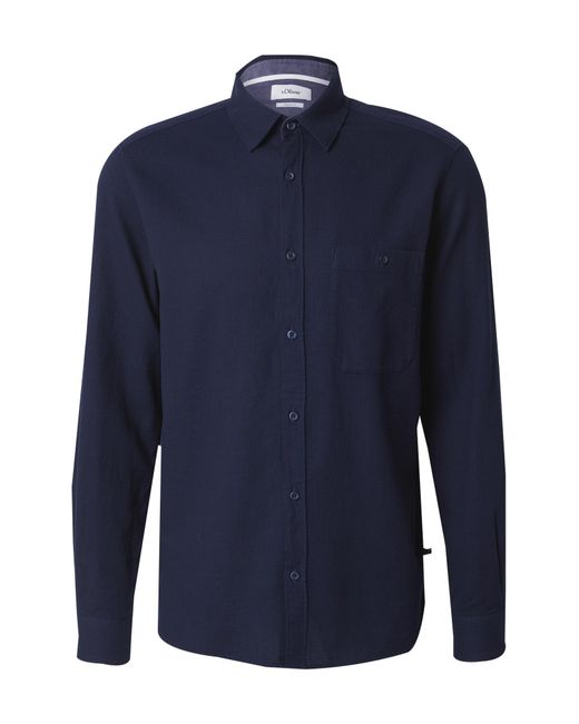 S.oliver Oliver Hemd in Blue für Herren