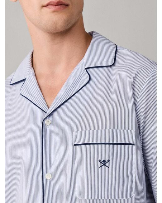 Hackett Pyjama Lang in Blue für Herren