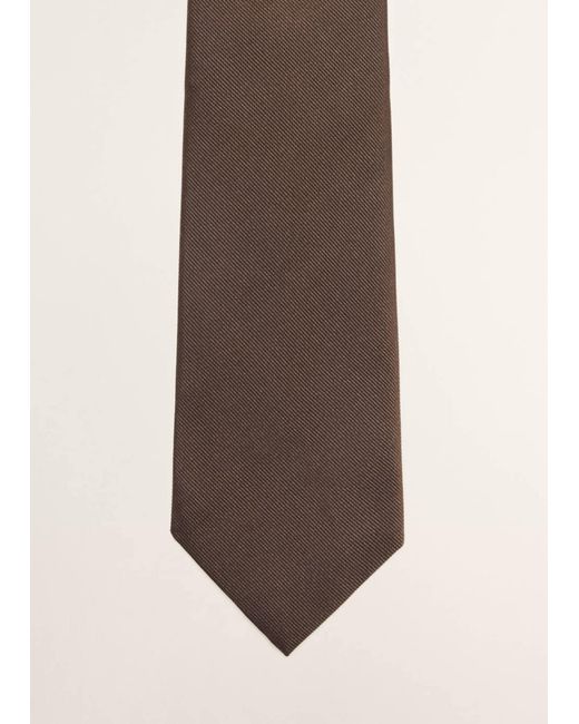 Mango Krawatte Solid7P in White für Herren