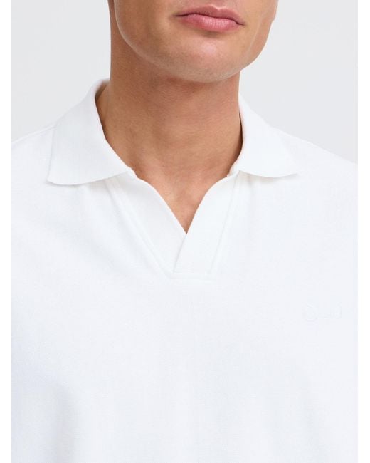 Solid Poloshirt Sdbetova in White für Herren
