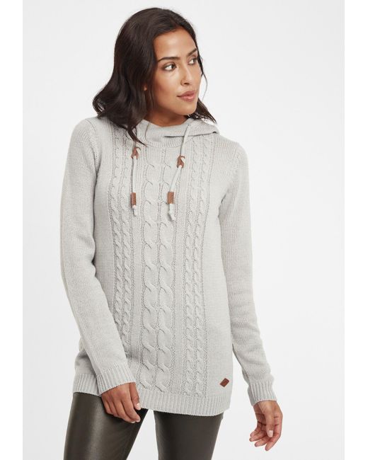 Oxmo Gray Pullover Cable