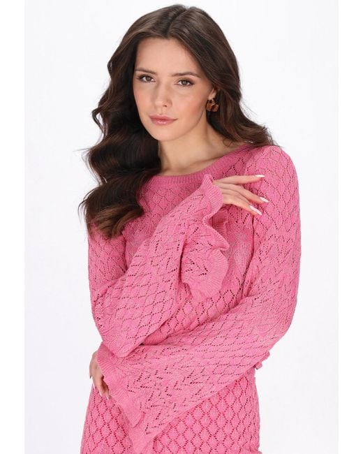 faina Pink Pullover Festive