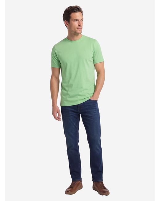 Redmond Shirt Basic in Green für Herren