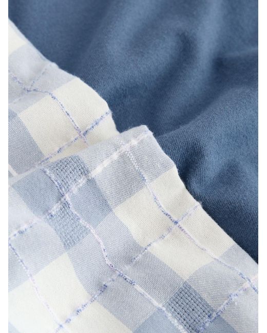 Next Pyjama Eid Check in Blue für Herren