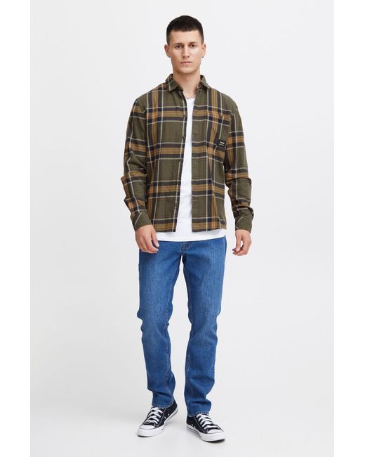 Solid Hemd Brandt in Green für Herren