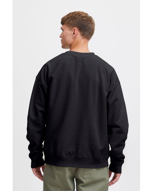 Solid Sweatshirt Hamad in Gray für Herren
