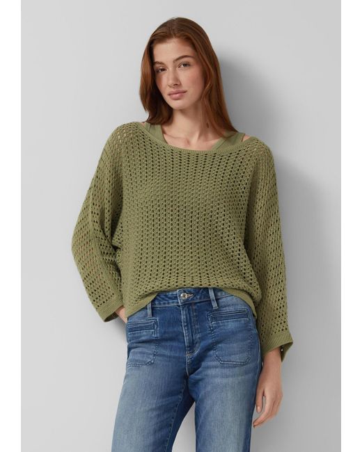 S.oliver Green Strickpullover