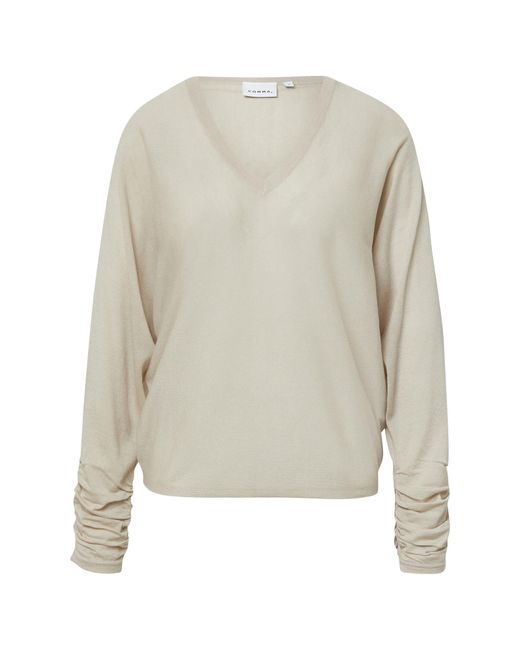 Comma, White Pullover