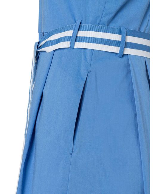 MORE&MORE Blue Blusenkleid 'Poplin Dress'