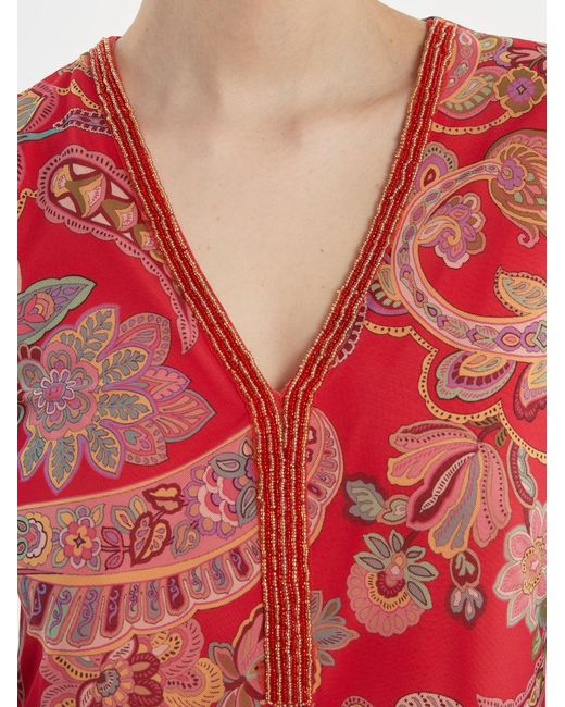 Ana Alcazar Red Kleid Zetana