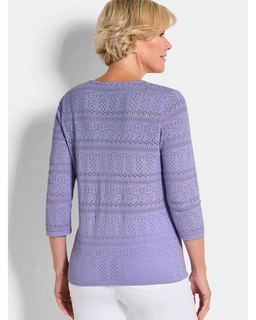 Goldner Purple Pullover