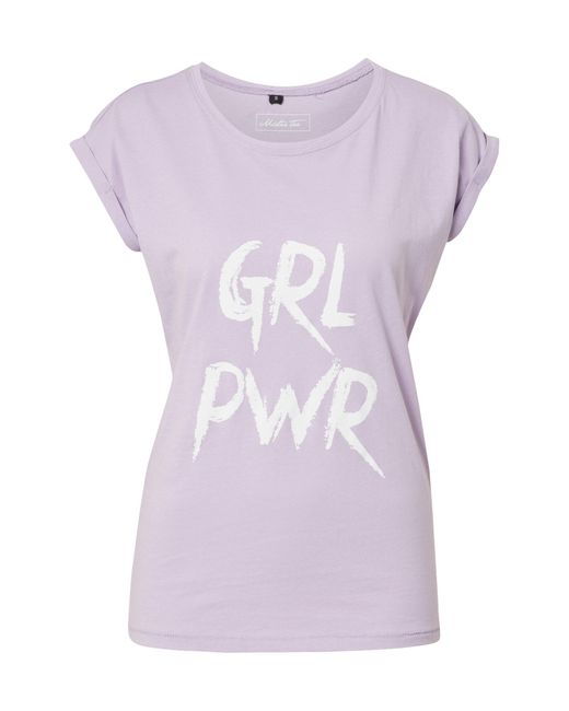 Merchcode Purple T-shirt 'grl pwr'