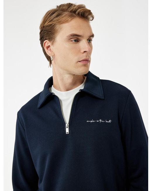 Koton Sweatshirt in Blue für Herren