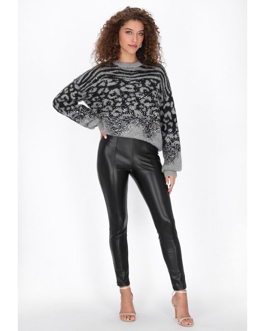 faina Black Pullover
