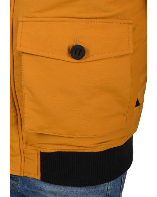 Solid Winterjacke 'frio' in Orange für Herren