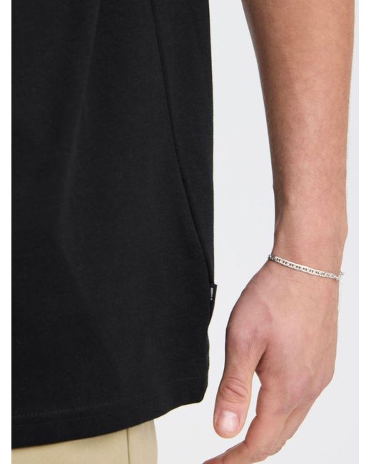 Solid T-Shirt Danton in Black für Herren