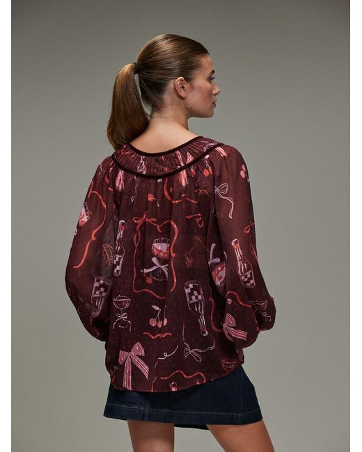 Next Brown Bluse