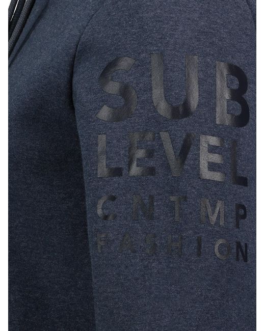 Sublevel Blue Sweatshirt Asmia